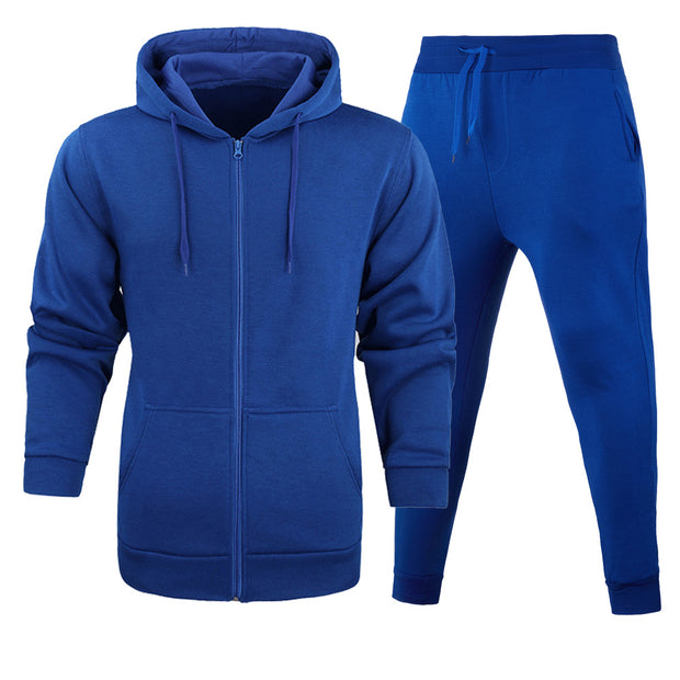 Damen Sportliches Kapuzenjacken- und Jogginghosen-Set mit funktionalen Taschen WW