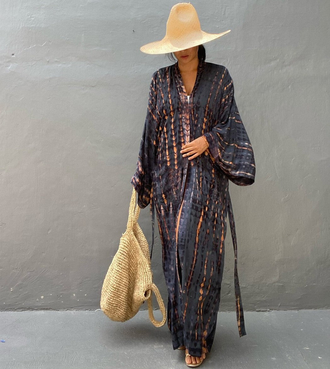 Damen Kaftan Kleid WW