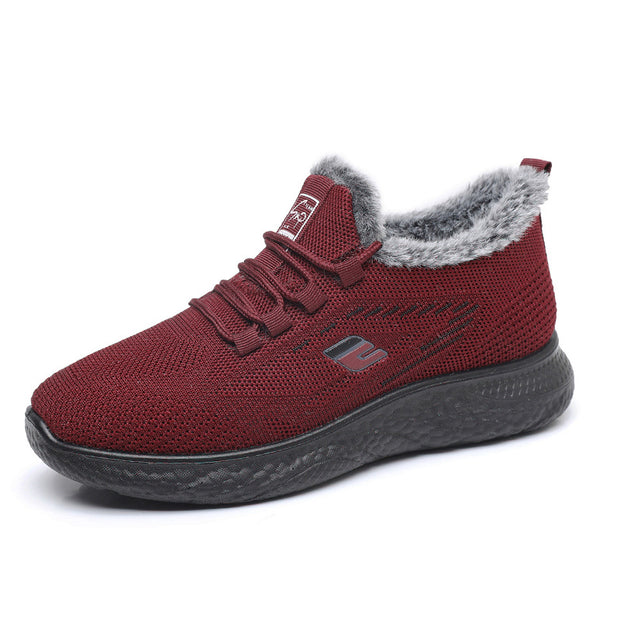 Damen Athletische und warme Sneakers mit Fleece-Innenfutter WW