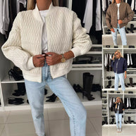 Damen Steppjacke im sportlich eleganten Design mit voluminösen Ärmeln WW