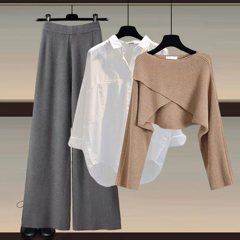W&W Mode - Bequemes dreiteiliges Langarmset