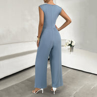 Damen eleganter Jumpsuit mit weitem Schnitt und figurschmeichelndem Design WW