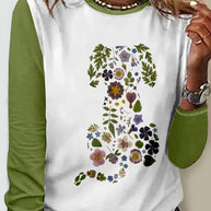 WW | Floral Rundhalsausschnitt T-Shirt
