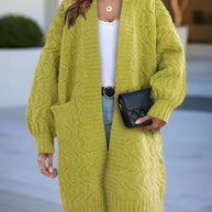 Damen Strickjacke mit Taschen WW