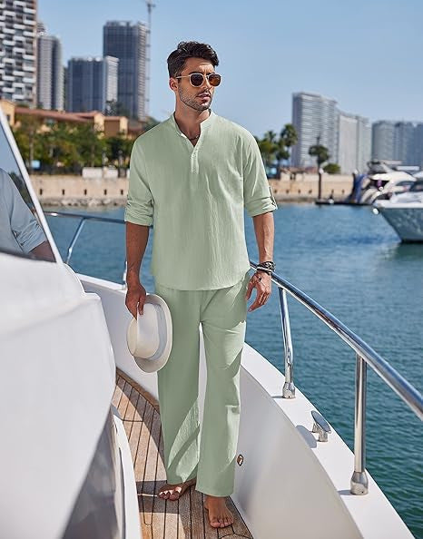 Herren Relaxed Fit Küsten Lounge Set WW