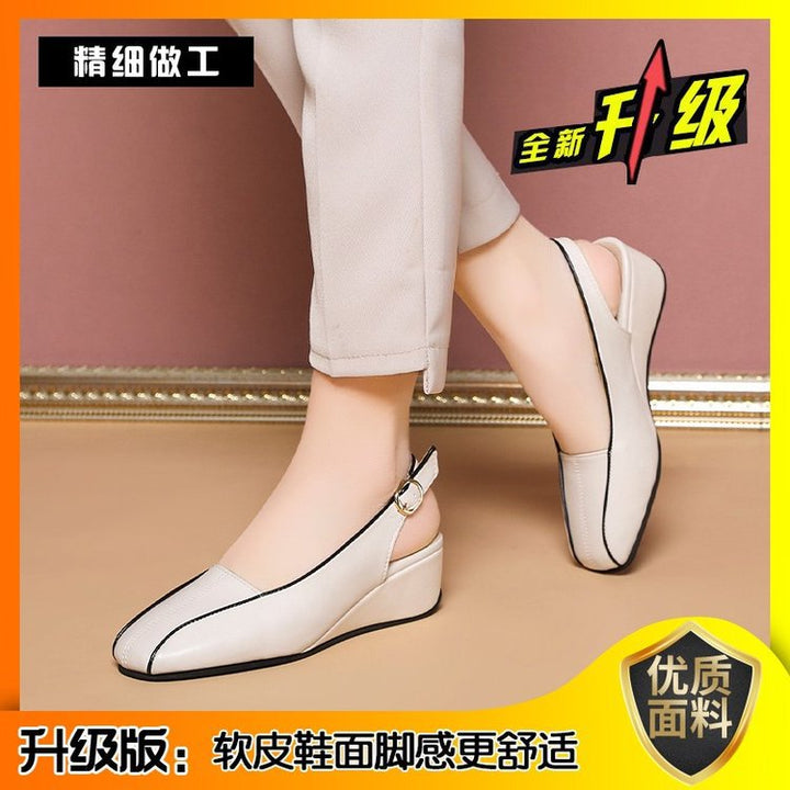 Damen Slingback-Wedges mit elegantem Riemen und modischem Design W&W Mode