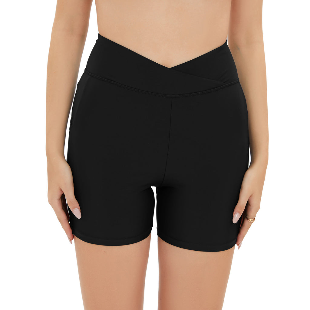 W&W | Schmal geschnittene Badehose mit hoher Taille
