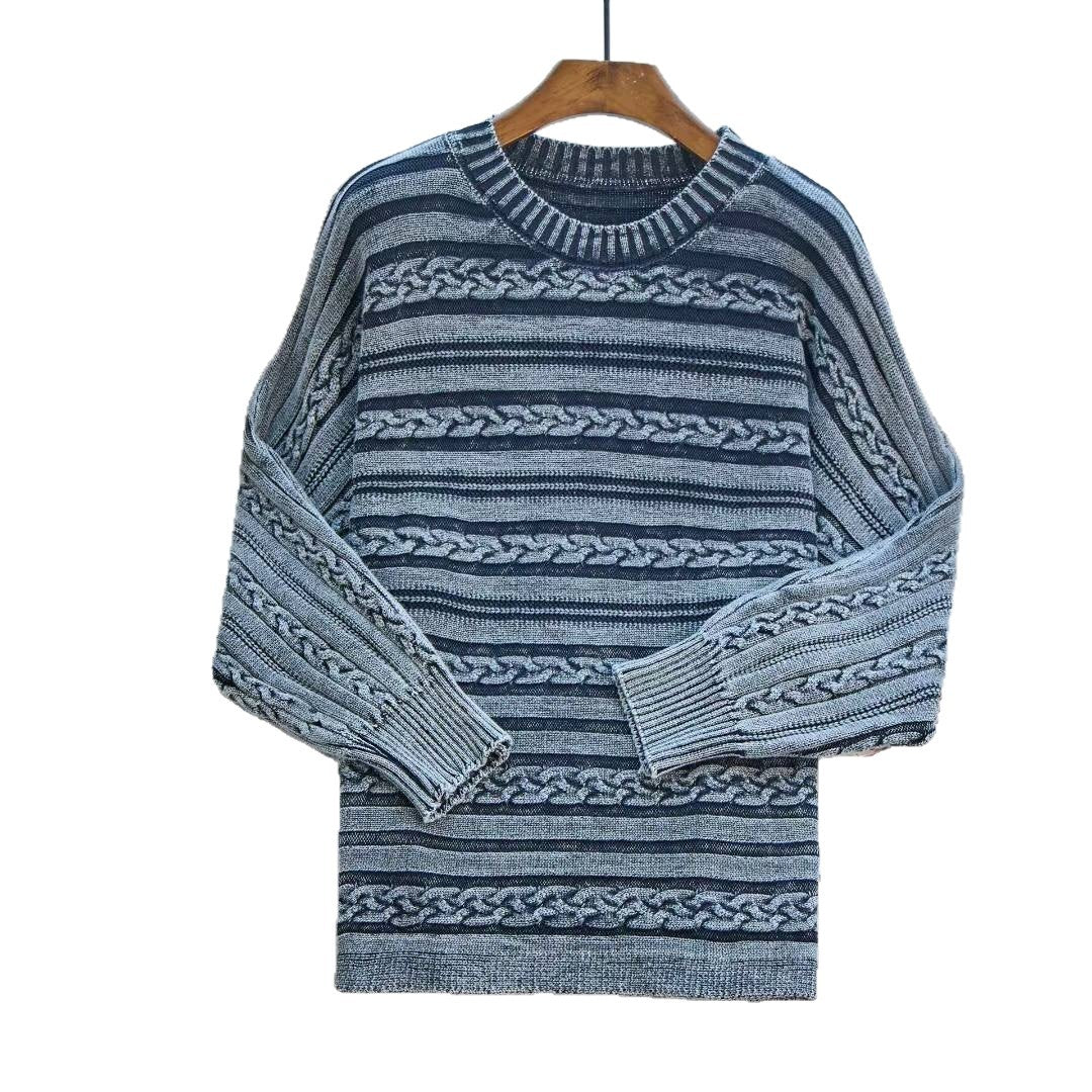 Damen Strickpullover mit strukturiertem Zopfmuster und lässigem Schnitt WW