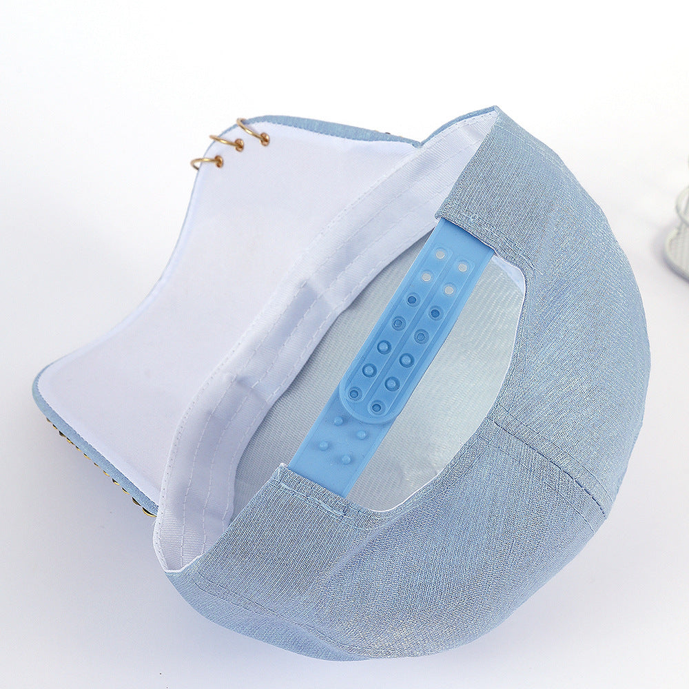 Damen modische Baseballmütze mit buntem Schmetterlingsmotiv und funkelnden Strassverzierungen W&W Mode