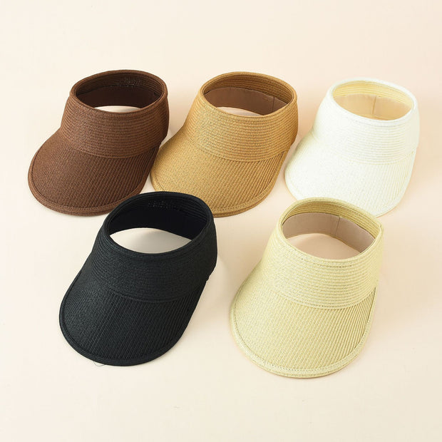 Damen Sonnenblende mit atmungsaktivem Stoff und breiter Krempe WW