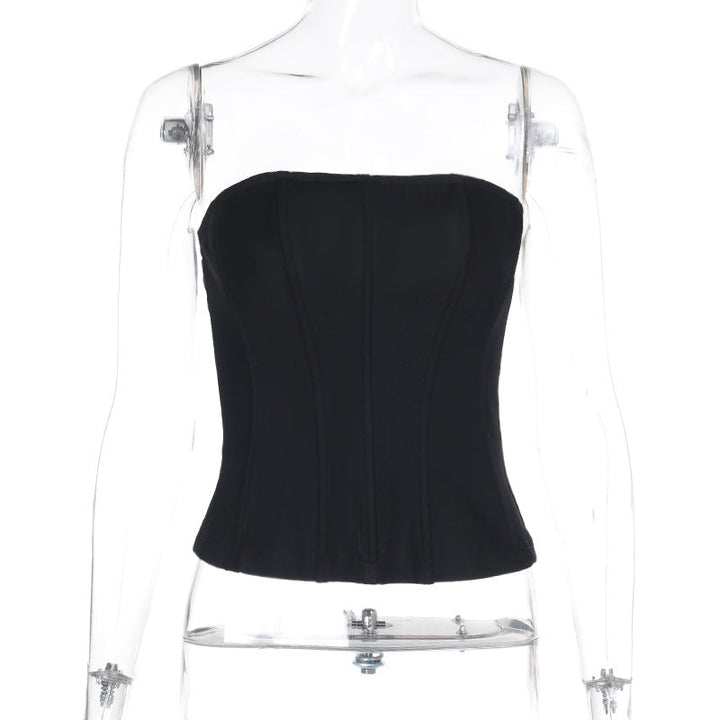 Damen Korsett-Oberteil mit elegantem Schnitt und figurformendem Design W&W Mode