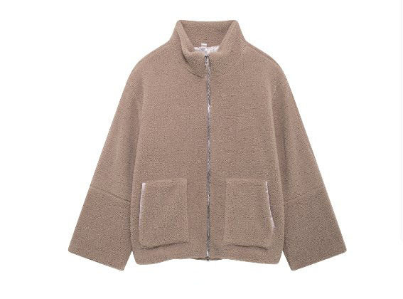 Damen Cozy Fleece Zip-Up Jacke WW