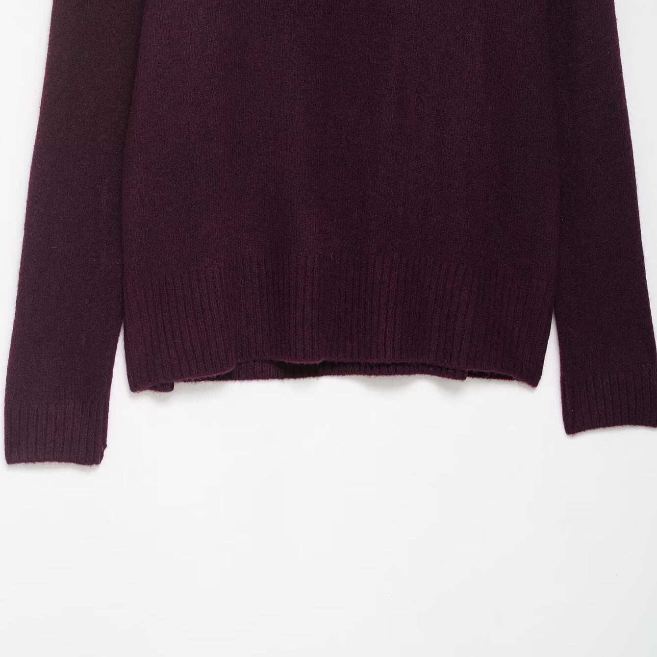 Damen Pullover mit V-Ausschnitt und weichem Material WW