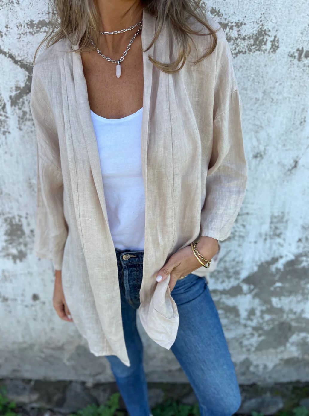 Damen lässige Sommerjacke W&W Mode