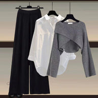 W&W - Bequemes dreiteiliges Langarmset