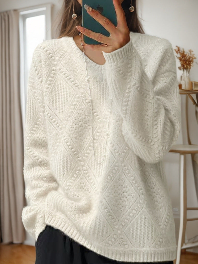 Damen Strickpullover mit strukturierter Verarbeitung und weichem Griff WW
