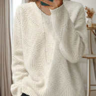 Damen Strickpullover mit strukturierter Verarbeitung und weichem Griff WW