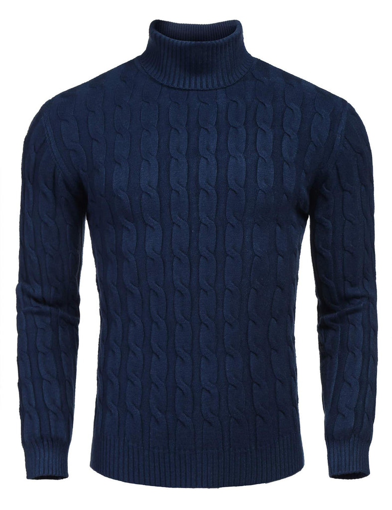 Herren Strickpullover mit aufwendigem Zopfmuster WW