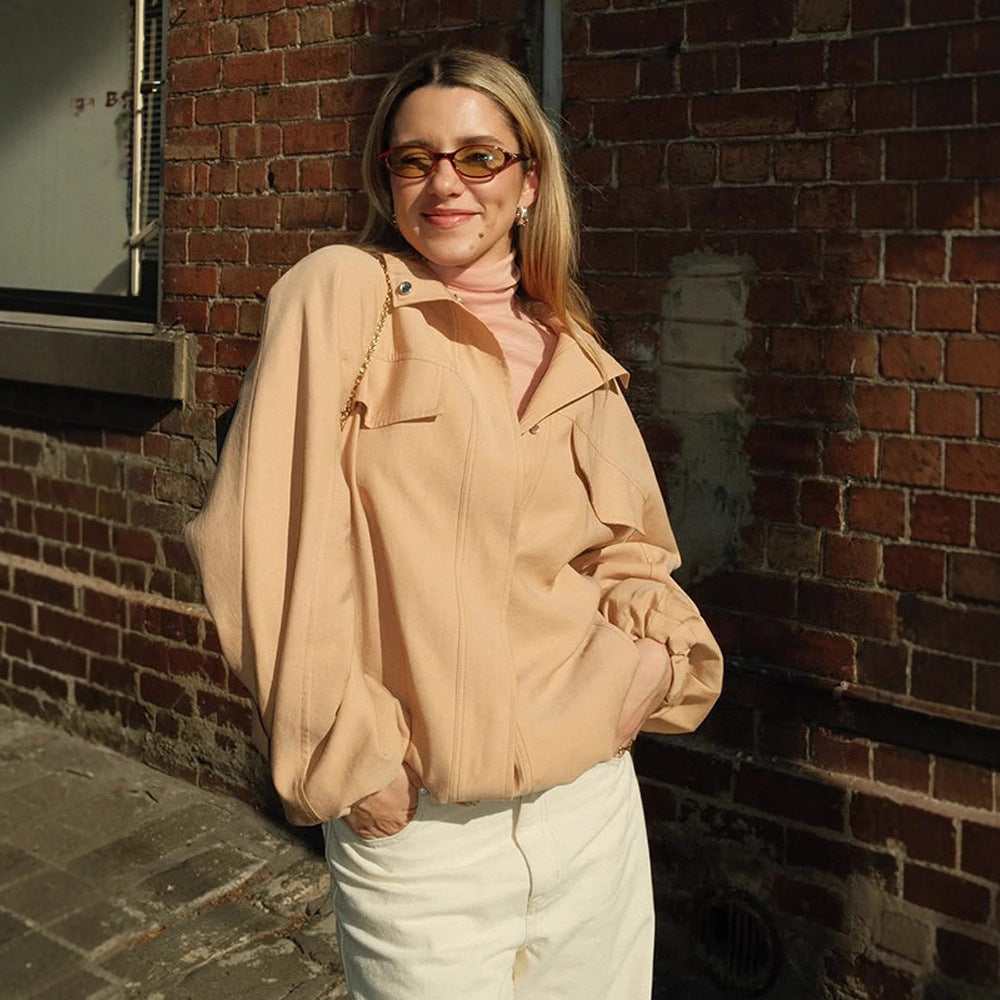 Damen Sportliche Oversized-Jacke WW