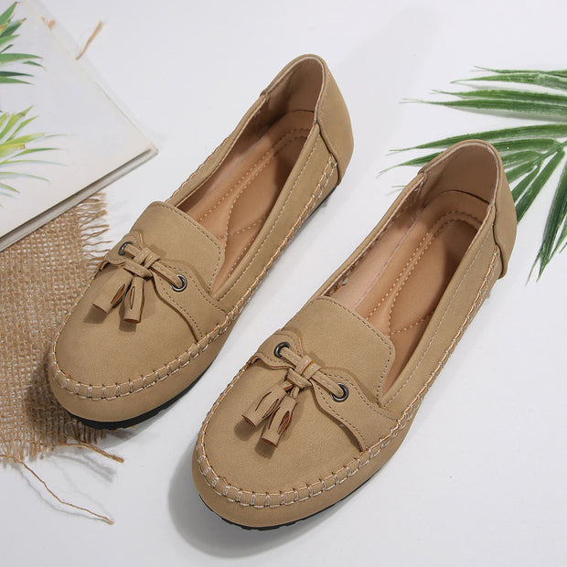 Damen bequeme Slipper mit dekorativem Bogen WW