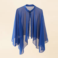 Damen Luftiger Chiffon-Kimono mit weit ausgestellten Ärmeln WW