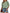 Damen lässiges Oversized T-Shirt mit modischen Puffärmeln und Rundhalsausschnitt WW
