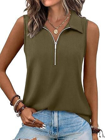 Damen Poloshirt mit Zipper WW