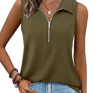 Damen Poloshirt mit Zipper WW