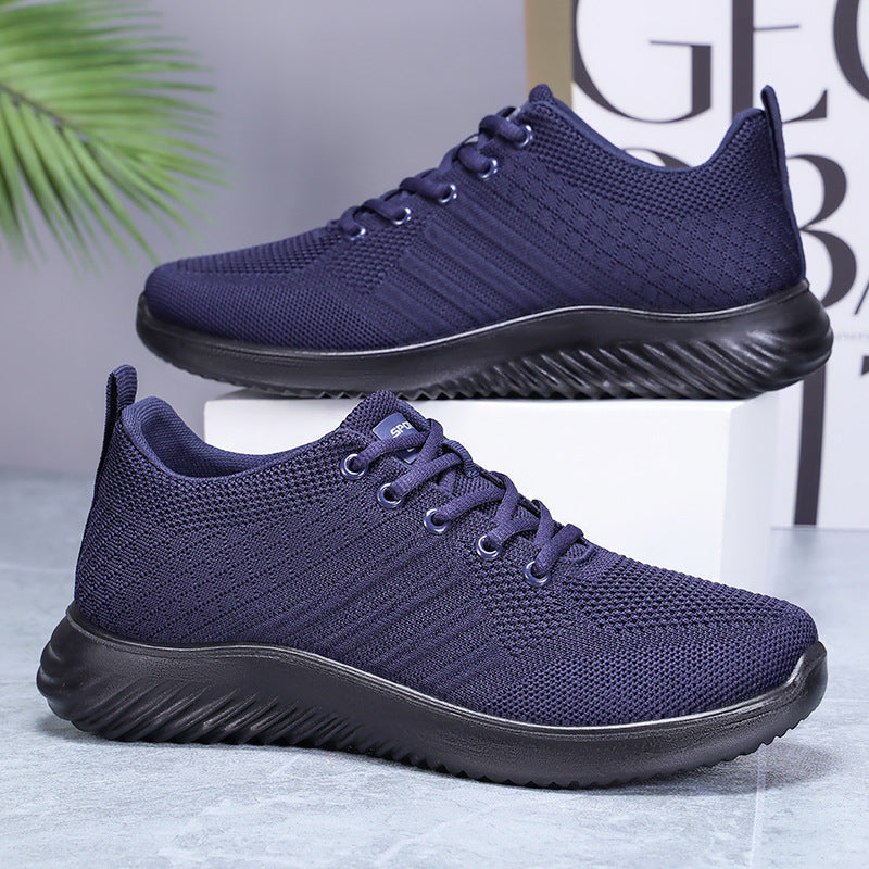 Damen Sportliche Sneakers mit atmungsaktivem Obermaterial und flexibler Laufsohle WW
