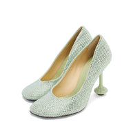 Damen Strass-besetzte High-Heel-Pumps WW