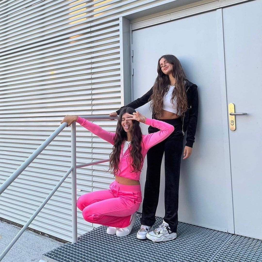 Damen sportlicher Fleece-Jogginganzug WW