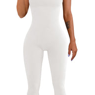Damen Sportlicher Bodycon-Jumpsuit WW