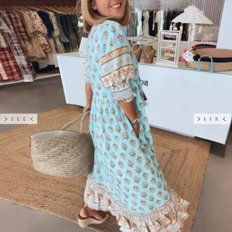 Damen Sommerkleid mit eleganten Detail WW