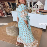 Damen Sommerkleid mit eleganten Detail WW