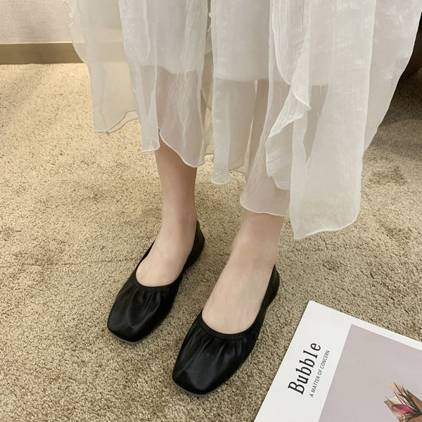 Damen Ballerinas aus weichem, flexiblem Leder W&W