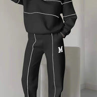Damen sportliches Fleece-Anzugset mit Stehkragen und praktischen Taschen WW