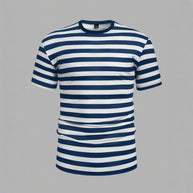 Herren Freizeit T-Shirt mit auffälligen Streifen WW
