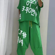 Damen Sportliche entspannte Loungewear-Set WW