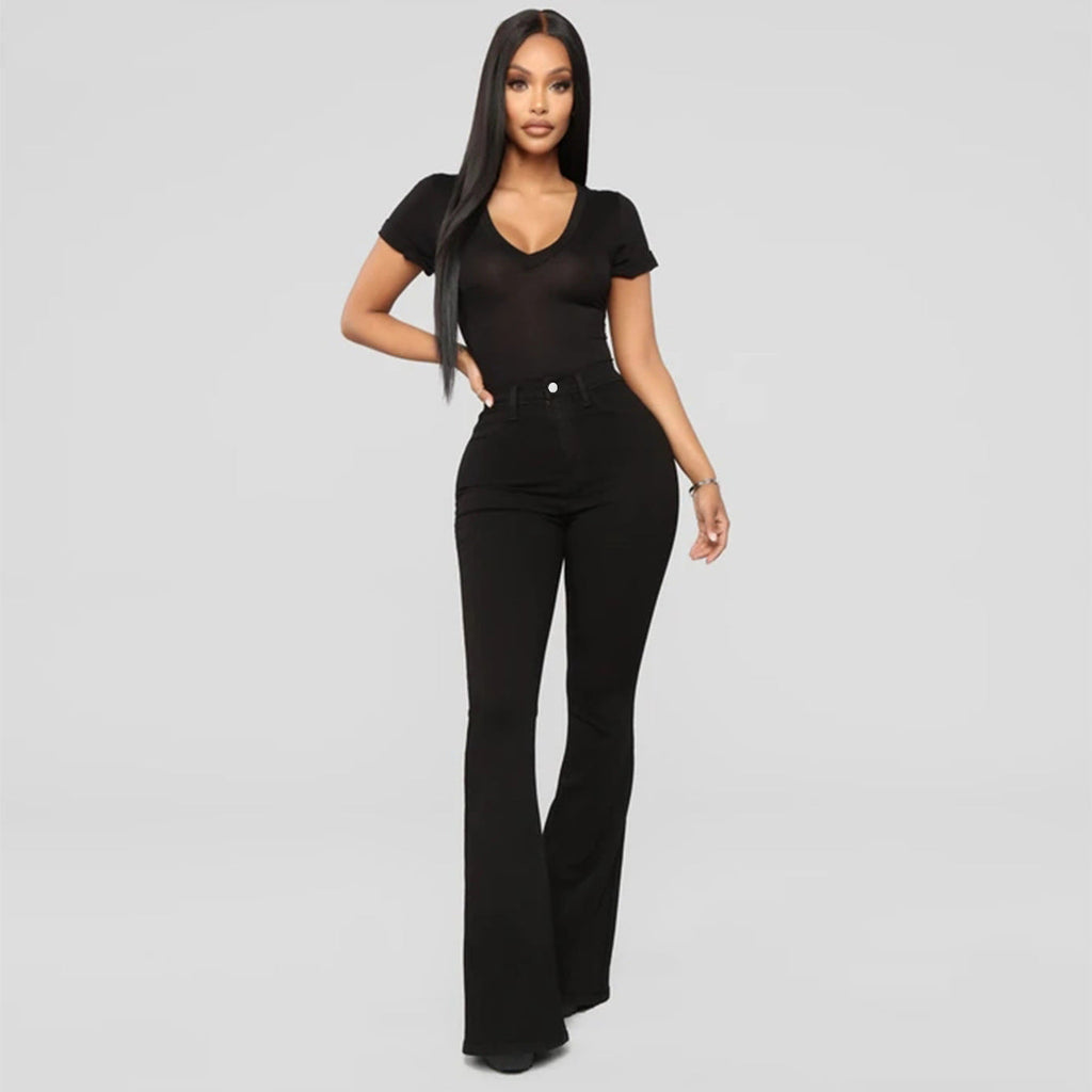 WW | Damen High Waist Demon Jeans mit geradem Bein