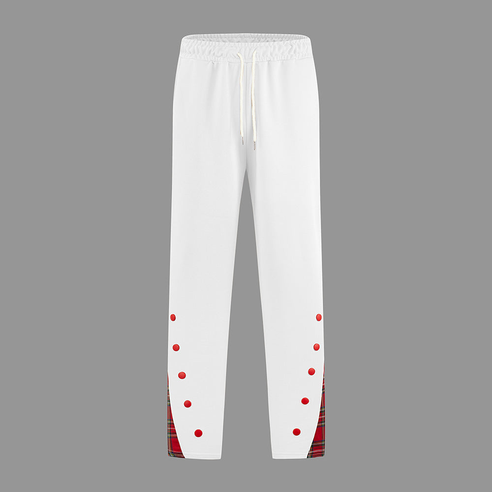 Damen Sportliche Freizeithose mit modischen Akzenten und elastischem Bund WW