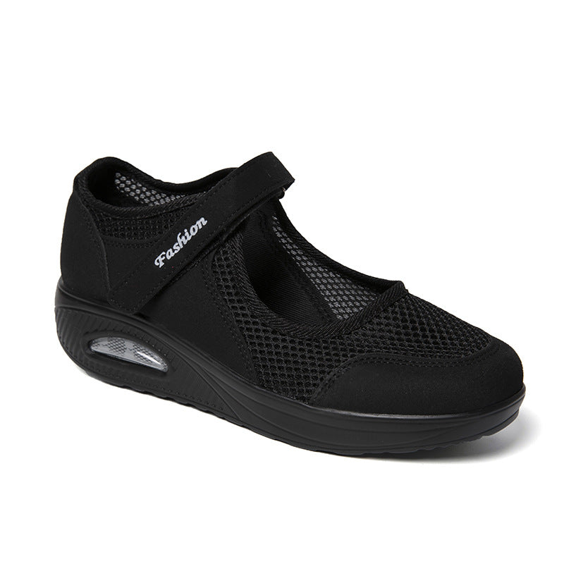 Damen Sportliche Sneaker mit verstellbarem Klettverschluss und atmungsaktivem Obermaterial WW