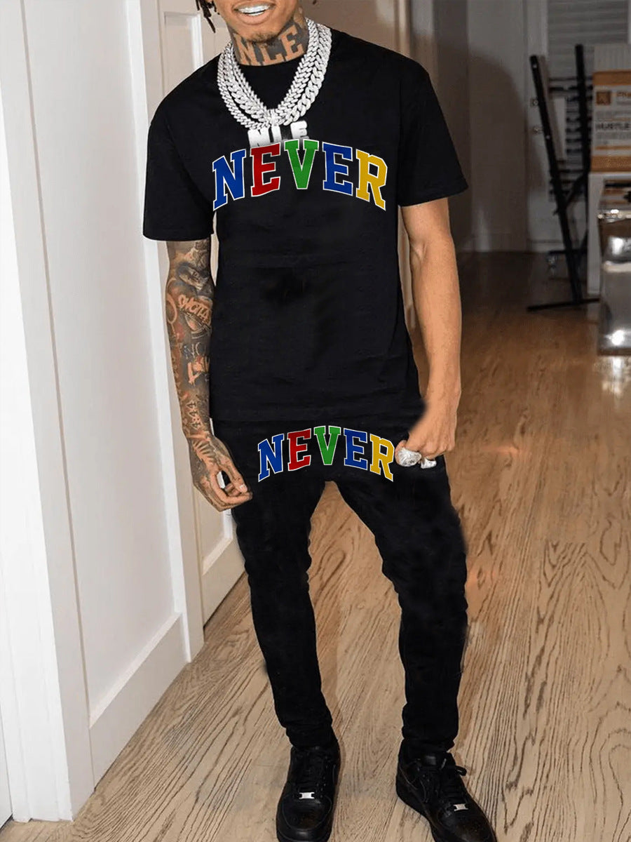 Damen Sportanzug mit motivierendem Aufdruck WW