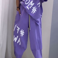 Damen Sportliche entspannte Loungewear-Set WW