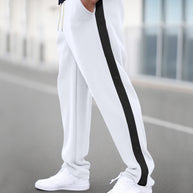 Damen Sportliche Freizeitpants mit Druckknöpfen an den Seiten WW