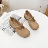 Damen Ballerinas mit dekorativem Riemchen und kleiner Verzierung WW