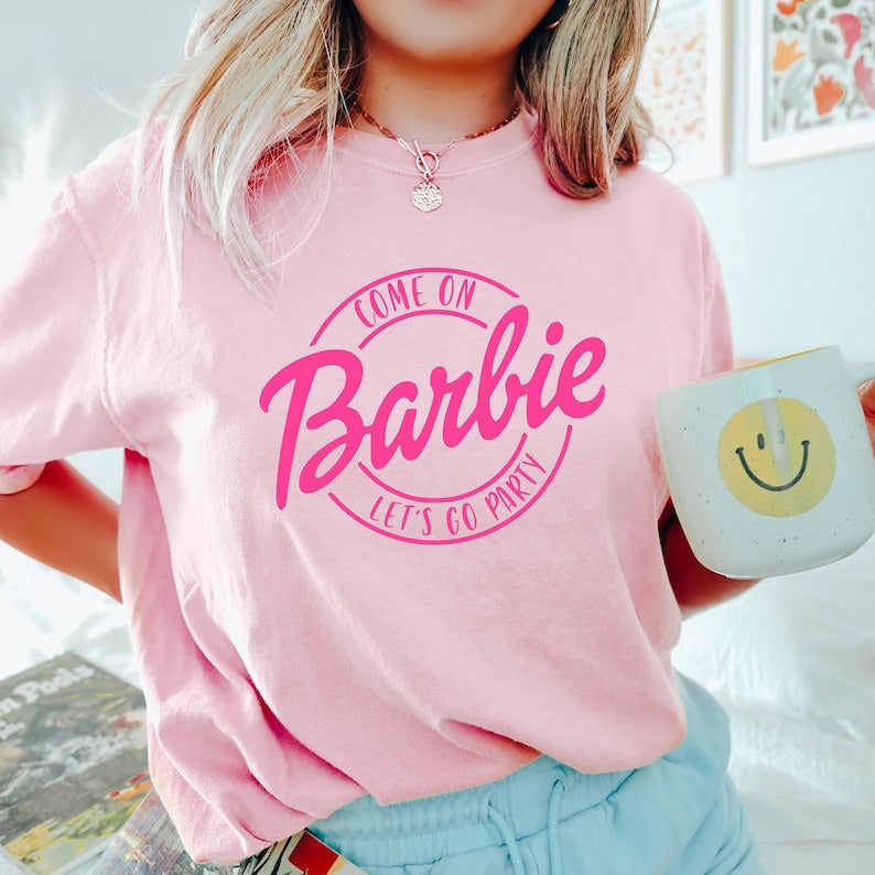 WW | Retro Party Barbie Print T-shirt