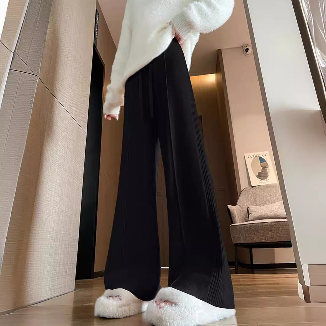Damen Bequeme weit geschnittene Hose aus hochwertigen Materialien WW