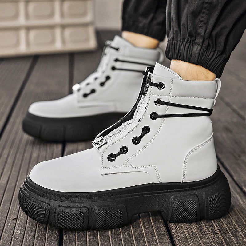 Damen robuste Combat Boots mit rutschfester Sohle und innovativem Schnürsystem WW