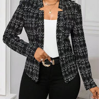 Damen raffinierte Business-Blazerjacke WW