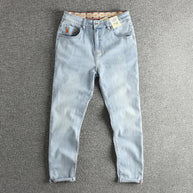 Damen Slim-Fit Jeans mit hohem Bund und Vintage-Effekt WW